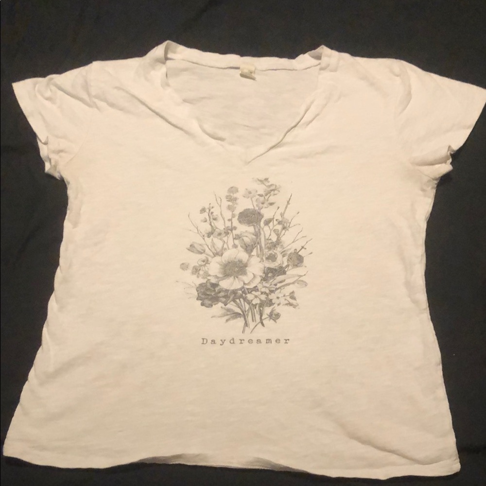 Daydreamer Cream Graphic Short Sleeve Tee